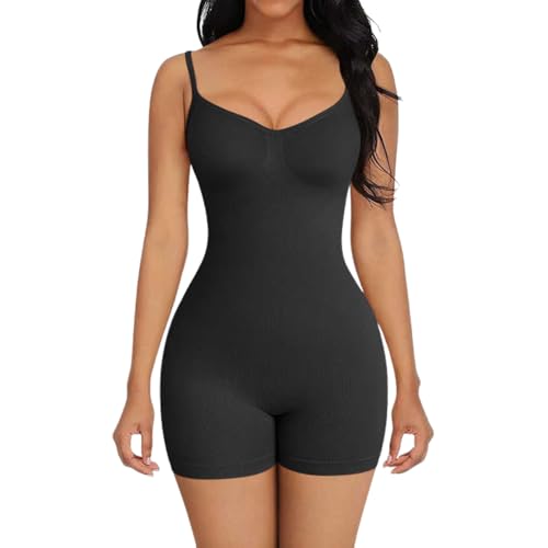 MELARQT Body Shaper Damen Bauchweg, Shapewear Body Damen für Damen Body, Hohe Elastizität Bodysuit Women Shapewear, Shaping Body Damen Effektive Formgebung, Zeig Deine Perfekten Kurven-XL von MELARQT