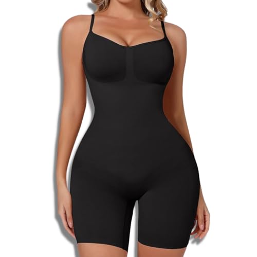 Shapewear Body Damen für Damen Body Stark Formend, Body Shaper Damen Bauchweg, Vielseitige Bodysuit Women Shapewear, Gemütlich Shaping Body Damen, Verstellbarer Schultergurt(M) von MELARQT