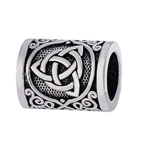 MELARQT Wikinger Bartperlen Haarperlen - Wikinger Haarperlen für Herren DIY Perlen Keltischer Knoten Rosenkranz Perlen Bartperlen Ringe Irish Beard Perlen Große Wikinger Bartperlen Metallperlen MELARQT Wikinger Bartperlen Haarperlen - Wikinger Haarperlen für Herren DIY Perlen Keltischer Knoten Rosenkranz Perlen Bartperlen Ringe Irish Beard Perlen Große Wikinger Bartperlen Metallperlen von MELARQT