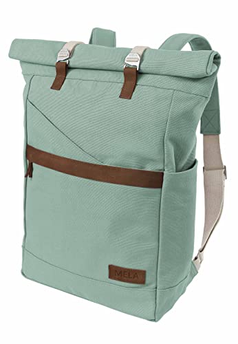 MELAWEAR - Rucksack ansvar I | Nachhaltig mit Fairtrade Cotton, GOTS & Grüner Knopf Zertifizierung, Farbe:sage von MELAWEAR