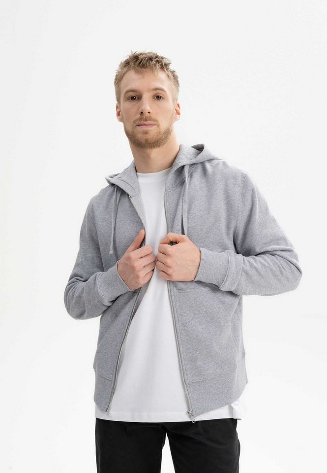 MELA Hoodie Hoodiejacke mit Reißverschluss DEVADAS Aufgesetzte Fronttaschen von MELA
