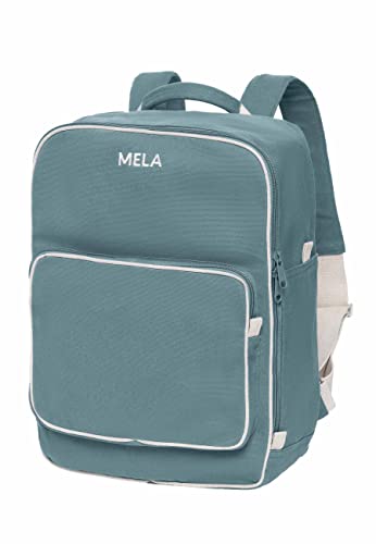 MELAWEAR MELA II Rucksack - Nachhaltig mit Fairtrade Cotton, GOTS und Grüner Knopf Zertifizierung, Farben MELA II:petrol von MELAWEAR