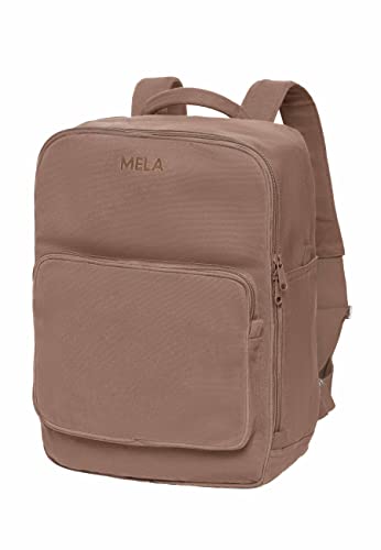 MELAWEAR - Rucksack MELA II | Nachhaltig mit Fairtrade Cotton, GOTS & Grüner Knopf Zertifizierung, Farbe:all nougat von MELAWEAR