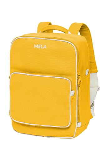 MELAWEAR - Rucksack MELA II | Nachhaltig mit Fairtrade Cotton, GOTS & Grüner Knopf Zertifizierung, Farbe:all sunflower von MELAWEAR