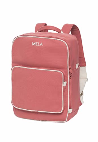 MELAWEAR - Rucksack MELA II | Nachhaltig mit Fairtrade Cotton, GOTS & Grüner Knopf Zertifizierung, Farbe:altrosa von MELAWEAR