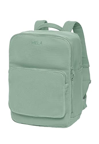 MELAWEAR - Rucksack Mela II | Nachhaltig mit Fairtrade Cotton, GOTS & Grüner Knopf Zertifizierung, Farbe:All sage von MELAWEAR