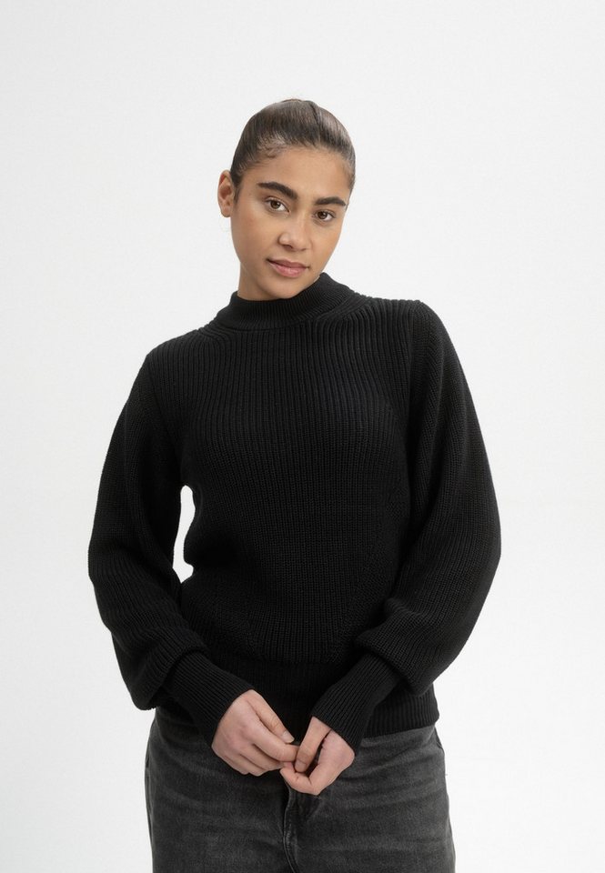 MELA Strickpullover Strickpullover RIYA Rippbündchen von MELA