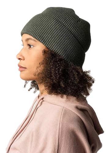 Mela - Strickmütze Kali | Nachhaltig mit Fairtrade Cotton, GOTS & Grüner Knopf Zertifizierung, Farbe:grün Melange von MELAWEAR