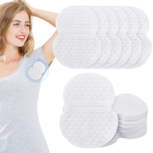 MELLIEX 40 Stück Achselpads, Einweg Achsel Schweiß Pads Unsichtbar Komfortabel Sweat Pads Gegen Schweißflecken für Damen und Herren, Weiß von MELLIEX