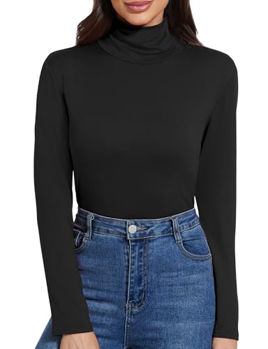 MELLIEX Rollkragenpullover Damen Basic Rollkragen Langarmshirt Slim Fit Rollkragenpullover Tops, S-XXL MELLIEX Rollkragenpullover Damen Basic Rollkragen Langarmshirt Slim Fit Rollkragenpullover Tops, S-XXL von MELLIEX