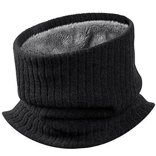 MELLIEX Winter Loop Schal Unisex Warmer Schlauchschal Halswärmer Neckwarmer mit Fleece Futter für Damen Herren von MELLIEX