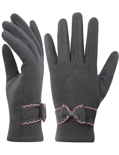 MELLIEX Winterhandschuhe Damen, Thermo Handschuhe Touchscreen Fingerhandschuhe Winddicht Damenhandschuhe für Winter Draußen von MELLIEX