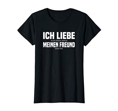 Ich Liebe Meinen Freund Freundin Geschenk - Damen Frauen Fun T-Shirt von MELONYY