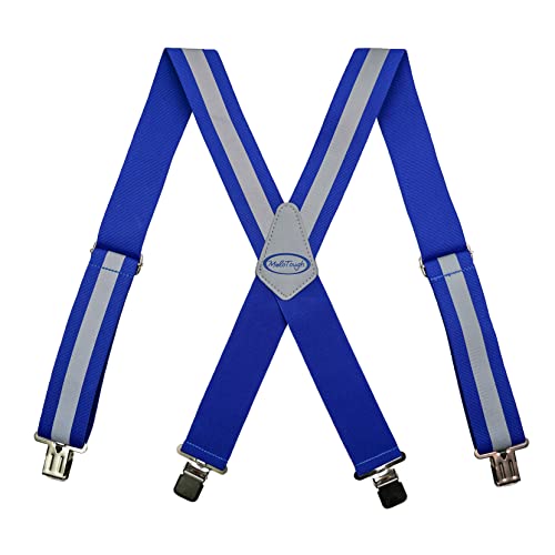 MELOTOUGH Reflektierende Sicherheits-Hosenträger | Arbeits-Hosenträger mit reflektierenden Streifen für Werkzeug und Gürtel, Reflektierendes Blau, X BACK MELOTOUGH Reflektierende Sicherheits-Hosenträger | Arbeits-Hosenträger mit reflektierenden Streifen für Werkzeug und Gürtel, Reflektierendes Blau, X BACK von MELOTOUGH