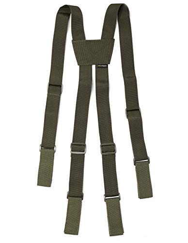 MELOTOUGH Taktische Hosenträger Polizei-Hosenträger für Einsatzgürtel mit robuster Straps-Schlaufe bis 5,7 cm, Grün (Army Green), Einheitsgröße von MELOTOUGH