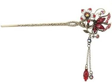 Haarstab, Metall-Essstäbchen, Vintage-Strass-Haarstab, Haarstab, Mädchen-Haarspangen von MELY