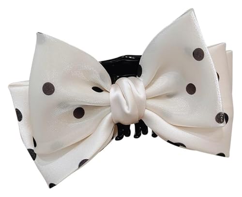 KrallenclipHaarspangen Damen Polka Dot Bow Perlen Haarspangen große Haarklauen for dünnes dickes Haar Hai-Haarspange Metall-Haarklauenklammer Starker Halt Haarbackenklammern Haarschmuck KrallenclipHaarspangen Damen Polka Dot Bow Perlen Haarspangen große Haarklauen for dünnes dickes Haar Hai-Haarspange Metall-Haarklauenklammer Starker Halt Haarbackenklammern Haarschmuck von MEMEM