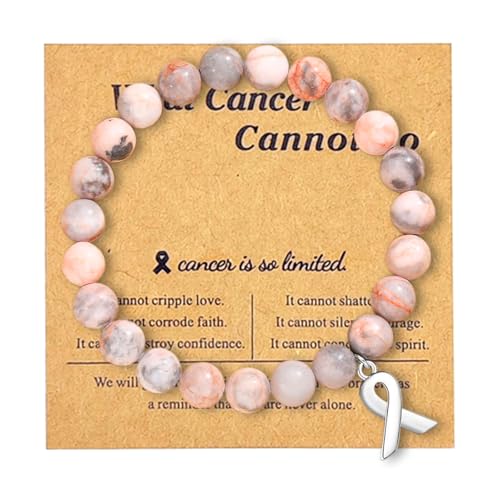 MEMFALL Brustkrebs-Armbänder, Band, inspirierendes Bewusstseinsarmband, Brustkrebs, inspirierende Geschenke für Frauen, ADJUSTABLE, Legierung, Kein Edelstein von MEMFALL