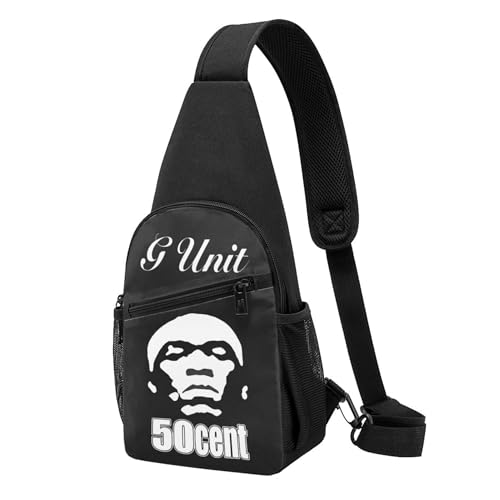 MENOPKA Unisex Rapper Singer Cent Crossbody Chest Bag für Damen und Herren Leichtgewicht, verstellbarer Casual-Sling-Backpack für Wandern, Reisen und Tagestouren. MENOPKA Unisex Rapper Singer Cent Crossbody Chest Bag für Damen und Herren Leichtgewicht, verstellbarer Casual-Sling-Backpack für Wandern, Reisen und Tagestouren. von MENOPKA