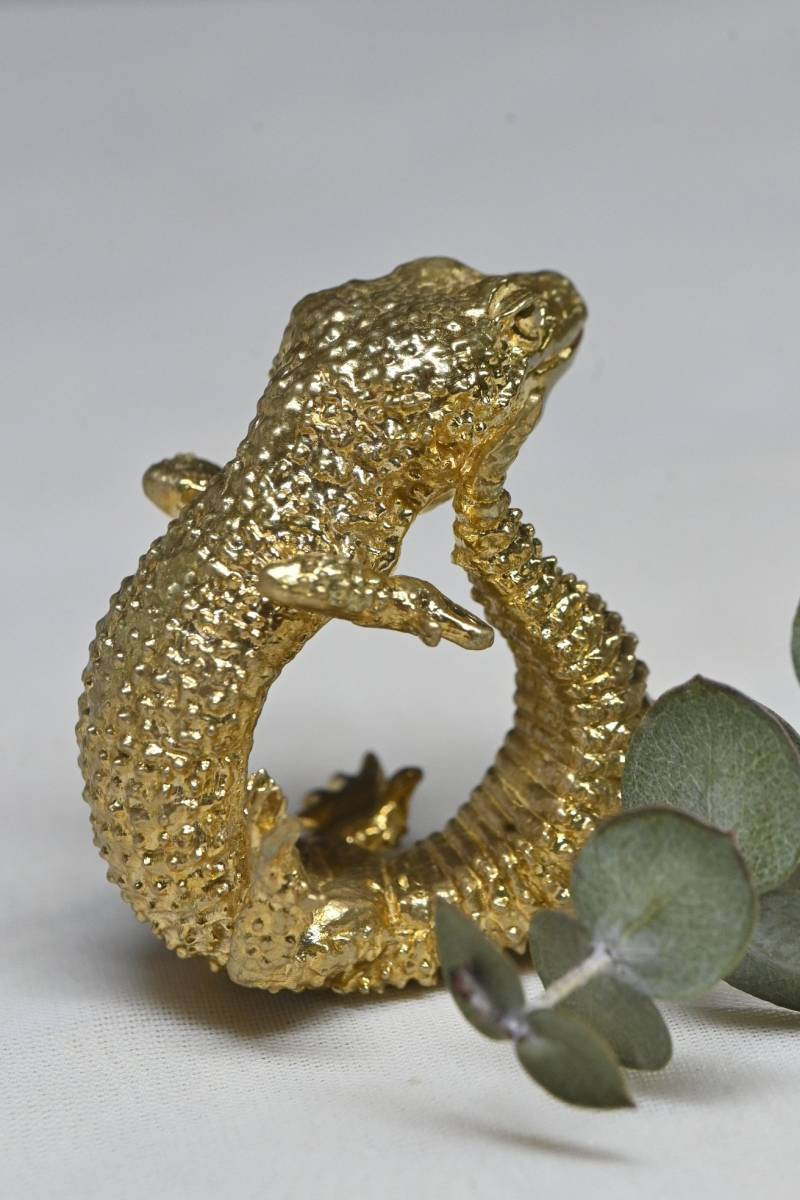 Gecko Ring von MENTALGARDENS