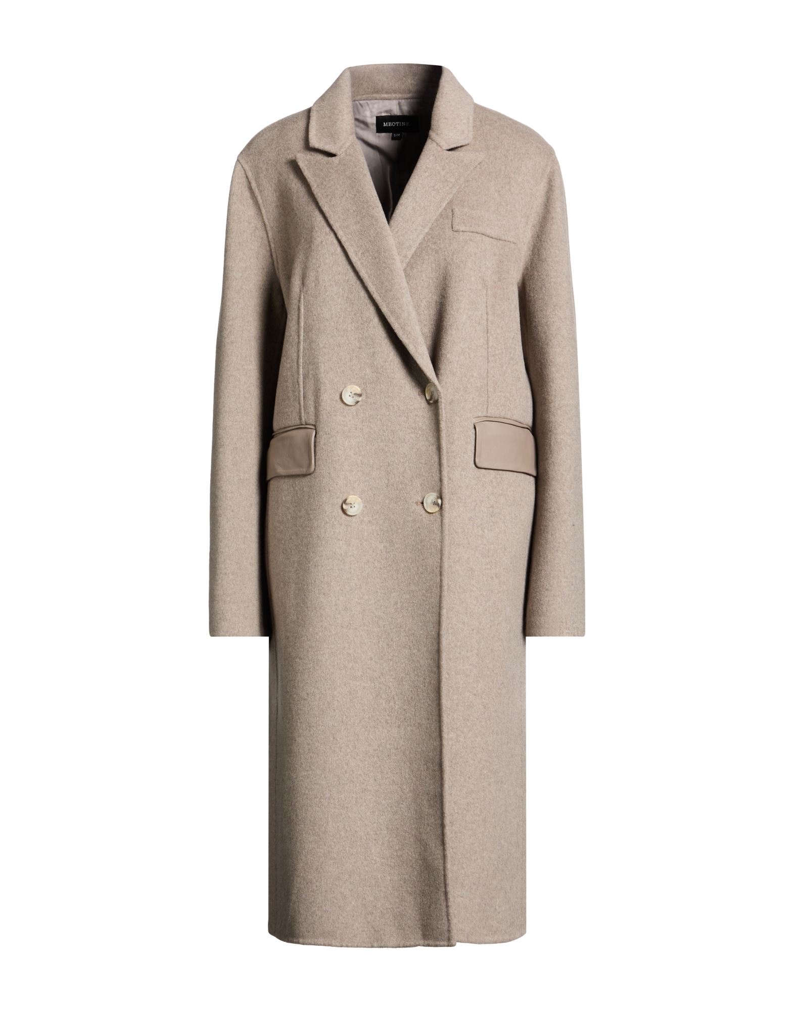MEOTINE. Mantel Damen Maulwurfsgrau von MEOTINE.