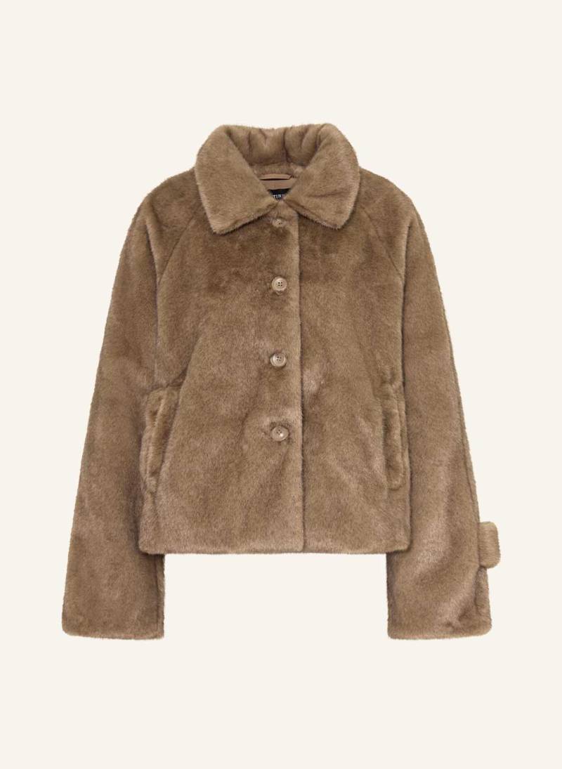 Meotine Kunstfell-Jacke Kelly braun von MEOTINE