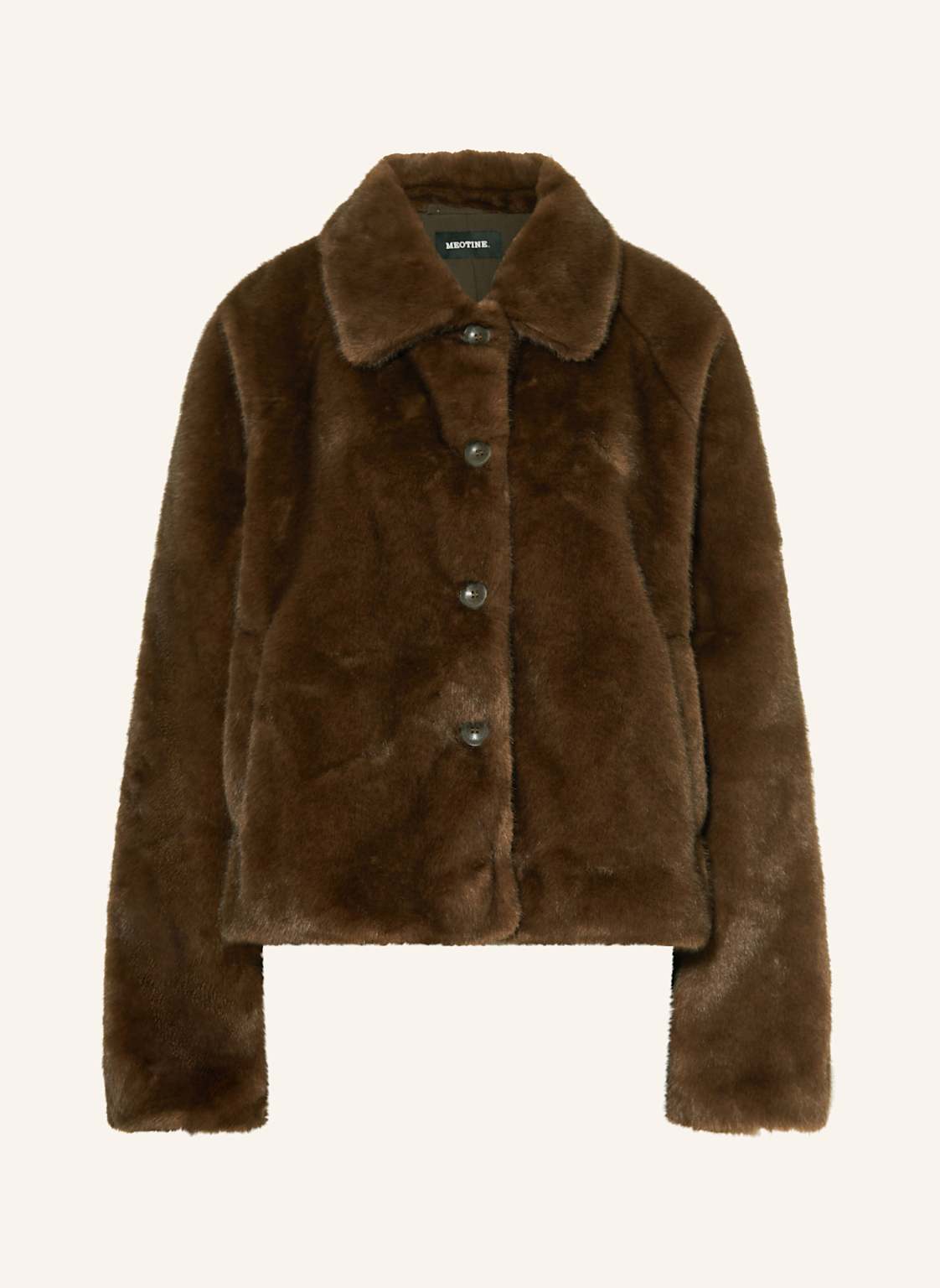 Meotine Kunstfell-Jacke Kelly braun von MEOTINE