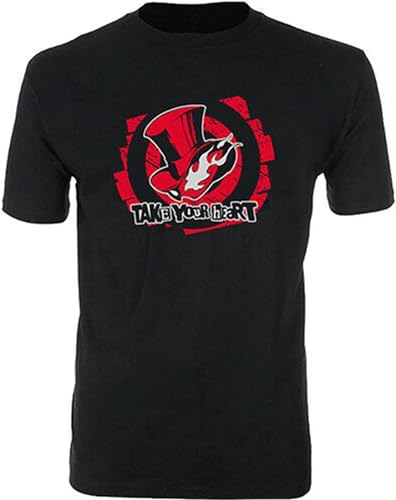 Legit Persona 5 Take Your Heart Persona Hat T-Shirt Black L von MEOWKIT