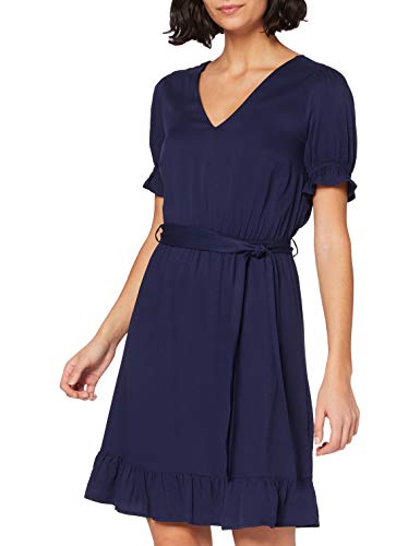 MERAKI Damen Mini A-Linien-Kleid, Marineblau, XXL von MERAKI