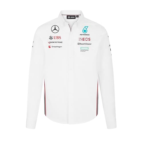 MERCEDES AMG PETRONAS F1 Herren 2024 Team Hemd - Weiß - Größe: XL MERCEDES AMG PETRONAS F1 Herren 2024 Team Hemd - Weiß - Größe: XL von MERCEDES AMG PETRONAS