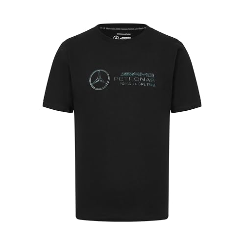 MERCEDES AMG PETRONAS F1 Herren Stealth Logo Tshirt - Schwarz - Größe: XS von Mercedes AMG Petronas