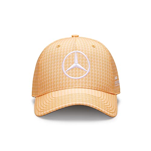 MERCEDES AMG PETRONAS Formula One Team - 2023 Lewis Hamilton Kappe - Pfirsich - Unisex - Größe: Einheitsgröße von MERCEDES AMG PETRONAS
