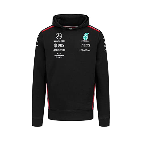 MERCEDES AMG PETRONAS Formula One Team - 2023 Team-Hoodie - Schwarz - Männer - Größe: L von MERCEDES AMG PETRONAS