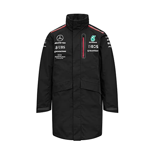 MERCEDES AMG PETRONAS Formula One Team - 2023 Team-Regenjacke - Schwarz - Männer - Größe: 3XL von MERCEDES AMG PETRONAS