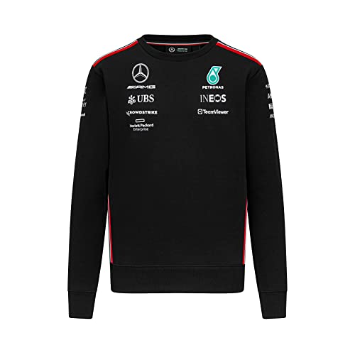 MERCEDES AMG PETRONAS Formula One Team - 2023 Team-Sweatshirt - Schwarz - Männer - Größe: 3XL von MERCEDES AMG PETRONAS