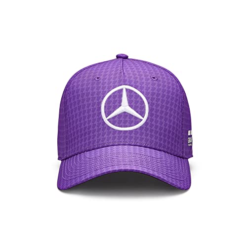 MERCEDES AMG PETRONAS Formula One Team - Kinder 2023 Lewis Hamilton Kappe - Lila - Größe: Einheitsgröße von Mercedes-AMG F1