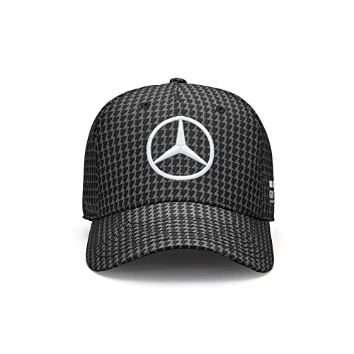 MERCEDES AMG PETRONAS Formula One Team - Kinder 2023 Lewis Hamilton Kappe - Schwarz - Größe: Einheitsgröße von MERCEDES AMG PETRONAS