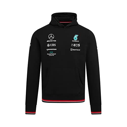 MERCEDES AMG PETRONAS Formula One Team - Offizielle Formel 1 Merchandise Kollektion - 2022 Team Kapuzenpullover - Schwarz - Herren - XL MERCEDES AMG PETRONAS Formula One Team - Offizielle Formel 1 Merchandise Kollektion - 2022 Team Kapuzenpullover - Schwarz - Herren - XL von MERCEDES AMG PETRONAS