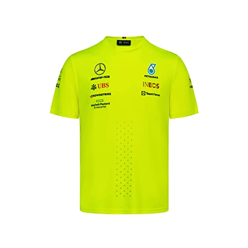 MERCEDES AMG PETRONAS Formula One Team - Offizielle Formel 1 Merchandise Kollektion - 2022 Team Set Up T-Shirt - Gelb - Herren - XL MERCEDES AMG PETRONAS Formula One Team - Offizielle Formel 1 Merchandise Kollektion - 2022 Team Set Up T-Shirt - Gelb - Herren - XL von MERCEDES AMG PETRONAS