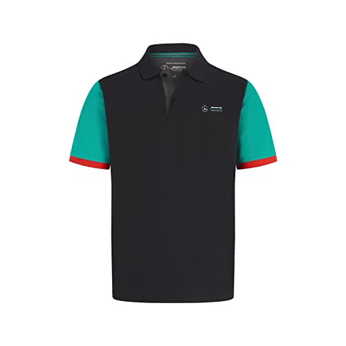 MERCEDES AMG PETRONAS Formula One Team - Offizielle Formel 1 Merchandise Kollektion - Block-Polo - Mehrfarbig - Herren - S von MERCEDES AMG PETRONAS