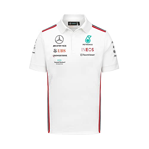 MERCEDES AMG PETRONAS Formula One Team - Team-Polo 2023 - Weiß - Männer - Größe: XXL MERCEDES AMG PETRONAS Formula One Team - Team-Polo 2023 - Weiß - Männer - Größe: XXL von MERCEDES AMG PETRONAS