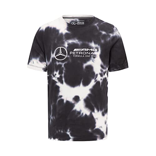 MERCEDES AMG PETRONAS Formula One Team - Tie-Dye-T-Shirt - Grau - Männer - Größe: M von MERCEDES AMG PETRONAS