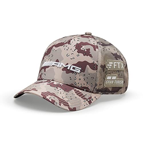 Mercedes Benz F1 Special Edition Lewis Hamilton 2022 USA Austin GP Earth Trucker Hat, earth, Einheitsgr��e von MERCEDES AMG PETRONAS