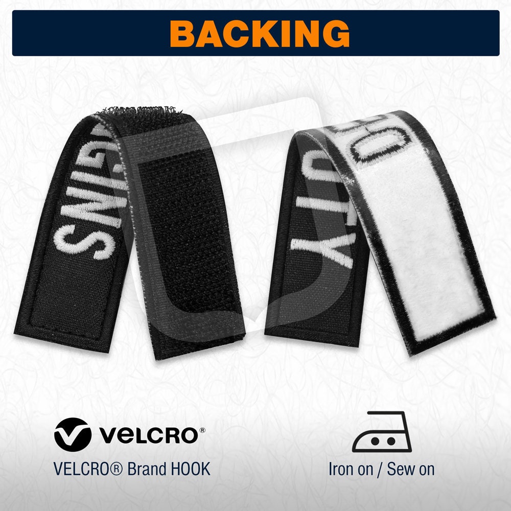 Benutzerdefinierte Uk Flagge Abzeichen | Personalisierter Name Aufnäher Gestickter Moral Mit Klettverschluss Oder Aufbügeln/Annähen Ideal Für von MERCHAGRAMshop