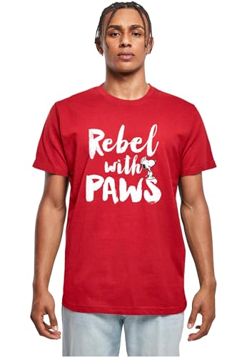 Gs1 Data Protected Company 4068059000002 Herren Mp5000307-peanuts Rebel with Paws Round Neck T-Shirt, Burgundy, XL EU Gs1 Data Protected Company 4068059000002 Herren Mp5000307-peanuts Rebel with Paws Round Neck T-Shirt, Burgundy, XL EU von MERCHCODE