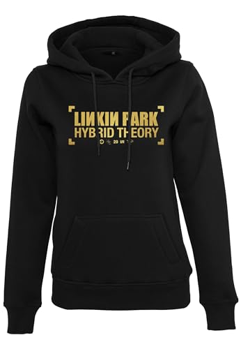 MERCHCODE Damen Ladies Linkin Park Anniversay Logo Hoody S Black von MERCHCODE