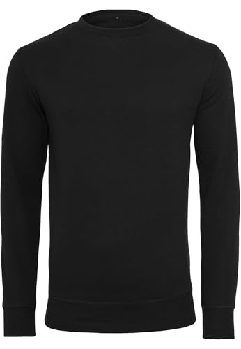 Branded Blanks Men's MCXX3-Merchcode Light Crew Sweatshirt T-Shirt, Black, L von MERCHCODE