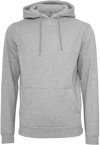 Branded Blanks Men's MCXX2-Merchcode Basic Hoody T-Shirt, Grey, XXL von MERCHCODE