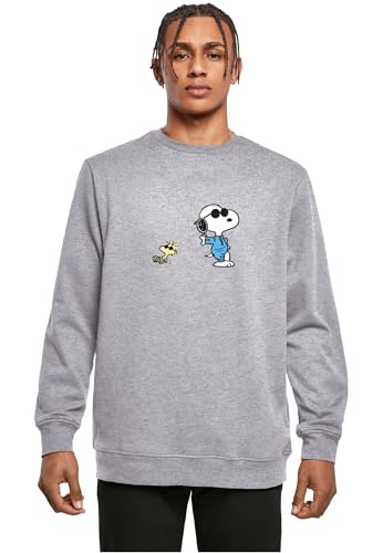 MERCHCODE Male Crewneck Peanuts Sunglasses V2 Basic Crewneck, Regular Fit, XL von MERCHCODE