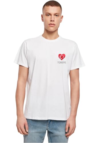 Merchcode Herren Mp0008638-merchcode Football Turkey T-Shirt, Weiß, L EU von MERCHCODE